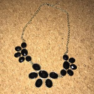 Beautiful black stone necklace